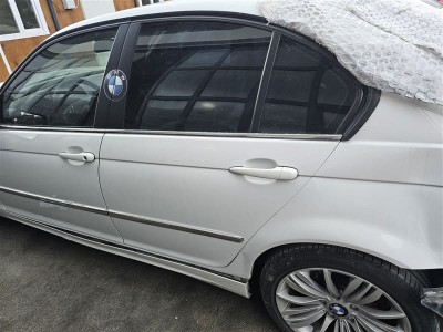 Bmw E46 çıkma sol arka kapı beyaz